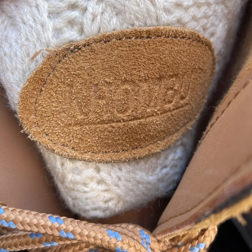 KHOMBU LEATHER MIX / RUBBER LACE UP SNOW / WINTER BOOTS - 9 - NWT ! ❄️ - Picture 7 of 12